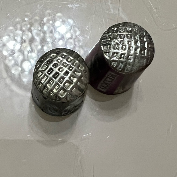 Colorful Sterling silver Abalone Shell and mother of pearl thimbles - Picture 3 of 15